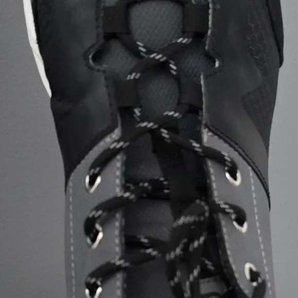 Trillium Black and Gray Sneakers with Tan Accents - Picture 6 of 8